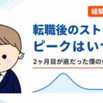 転職後のストレスのピークはいつ？入社2ヶ月が底だった経験者が3ヶ月目に抜けた方法を解説